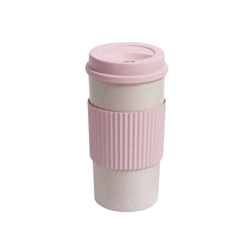Pink Eco-friendly Reusable Travel Mug