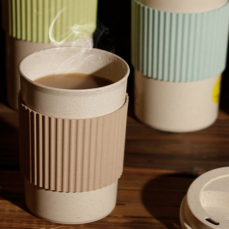 Light Coffee Eco-friendly Reusable Travel Mug