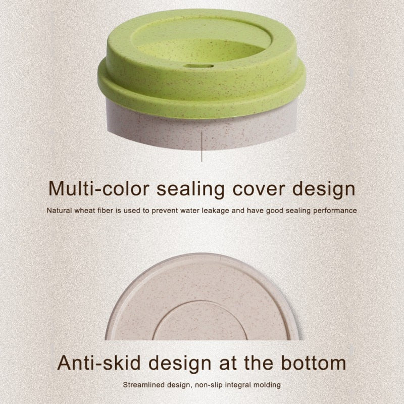 Light Green Eco-friendly Reusable Travel Mug